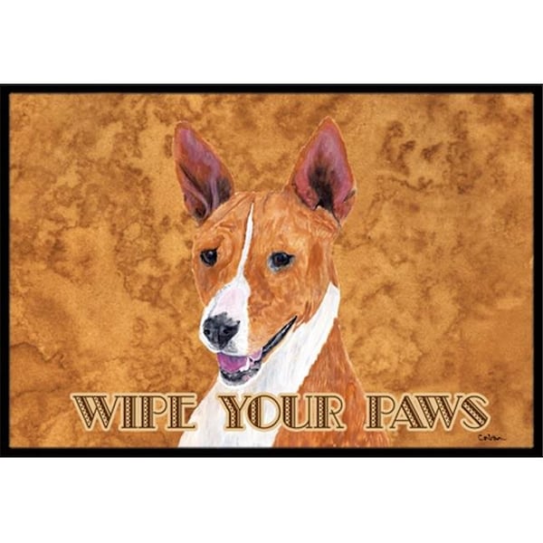 Carolines Treasures Carolines Treasures SC9124JMAT 24 x 36 in. Basenji Indoor Or Outdoor Doormat SC9124JMAT - main
